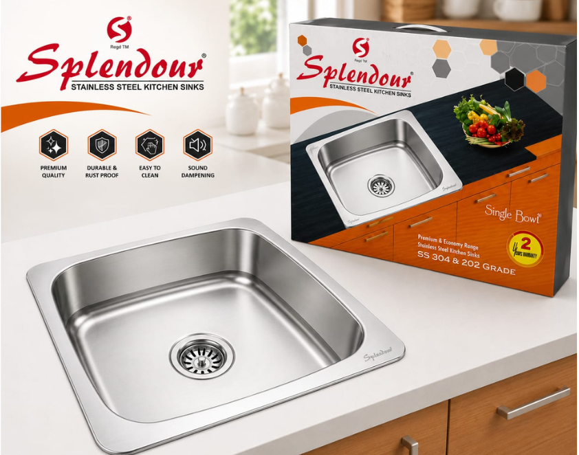 SS KITCHEN SINK 20" X 17" - Image 3