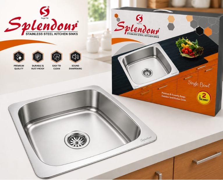 SS KITCHEN SINK 22" X 18" - Image 2