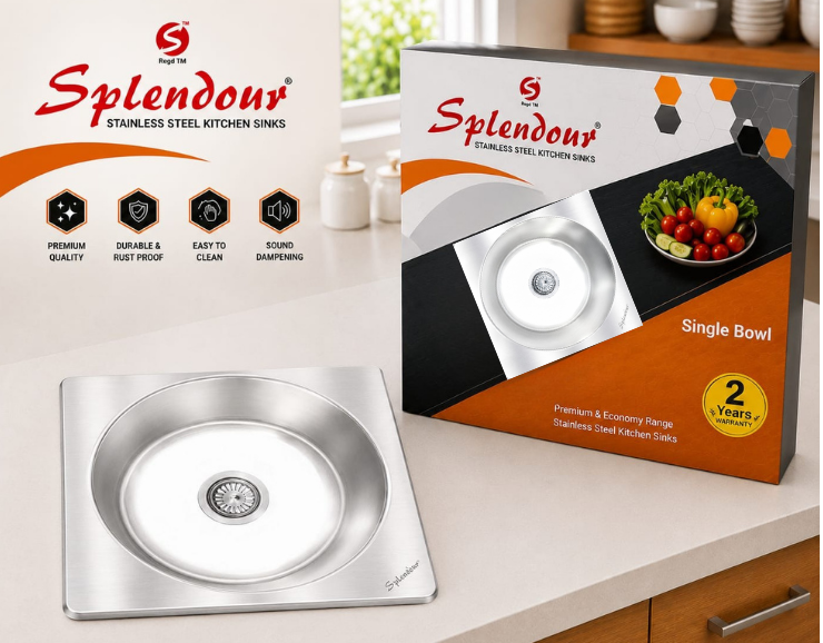 SS KITCHEN SINK 18" X 18" - Image 2