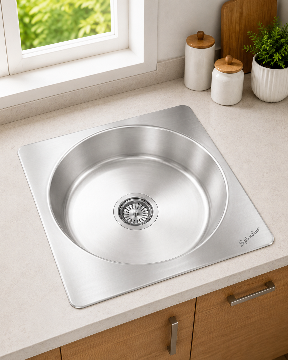 SS KITCHEN SINK 18" X 18" - Image 2