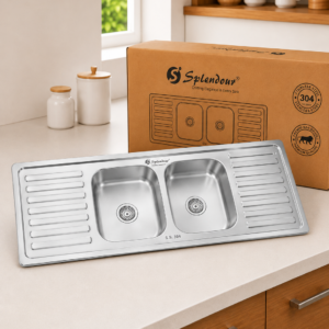 DOUBLE BOWL DOUBLE DRAINBOARD SINK