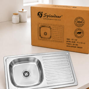 SINGLE BOWL SINGLE DRAINER ( BEADING & DOUBLE FOLD )