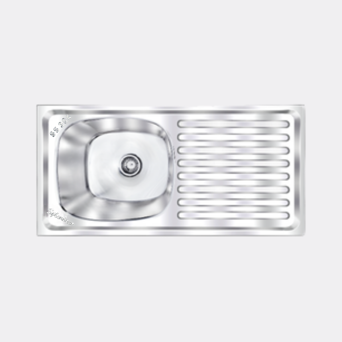 SINGLE BOWL SINGLE DRAINER ( BEADING & DOUBLE FOLD )